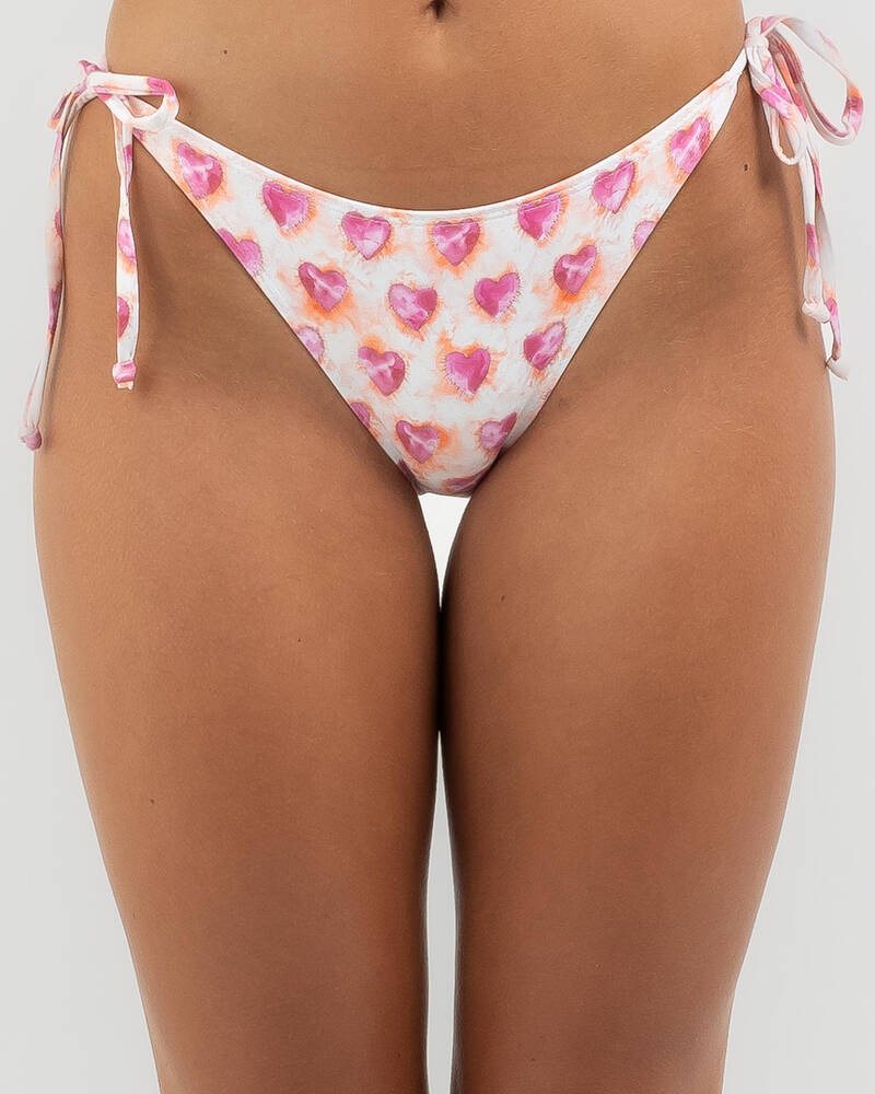 Topanga Heart Throb Tie Side Bikini Bottom for Womens