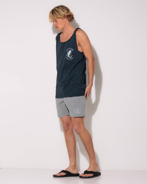 Salty Life Ocean's Wrath Singlet for Mens