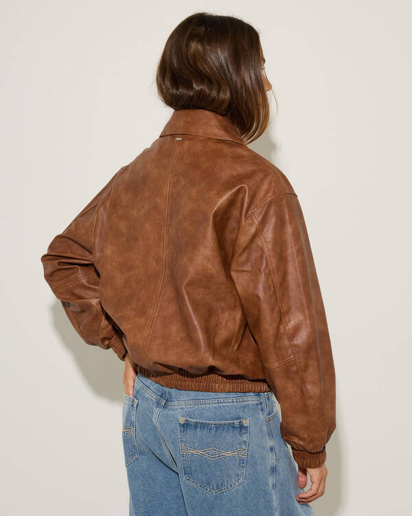 Ava And Ever Leo Faux Leather Jacket for Womens