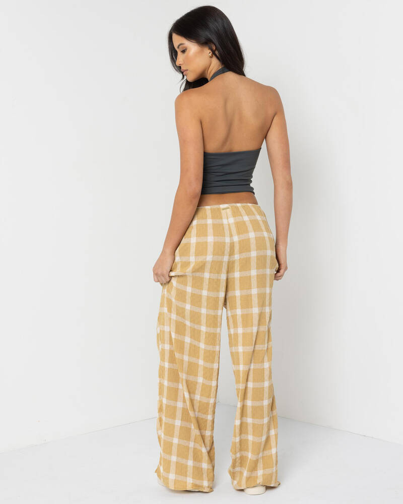 Billabong Checked Out Beach Pants for Womens