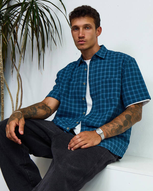 Gridline Short Sleeve Shirt