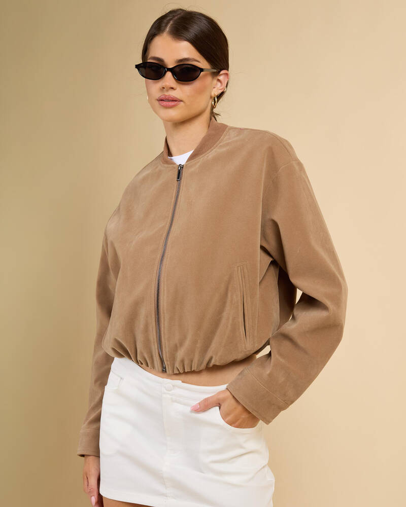 Ava And Ever Dallas Faux Suede Jacket for Womens