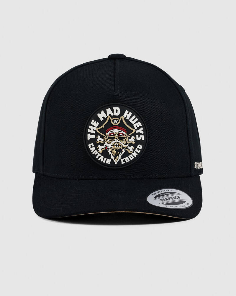 The Mad Hueys Stumbling Captain Cooked Snapback Cap for Mens