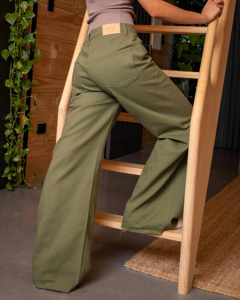 DESU Willow Wide Leg Jeans for Womens