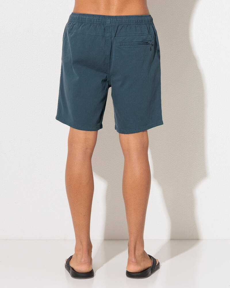 Salty Life Vision Elastic Waist Shorts for Mens