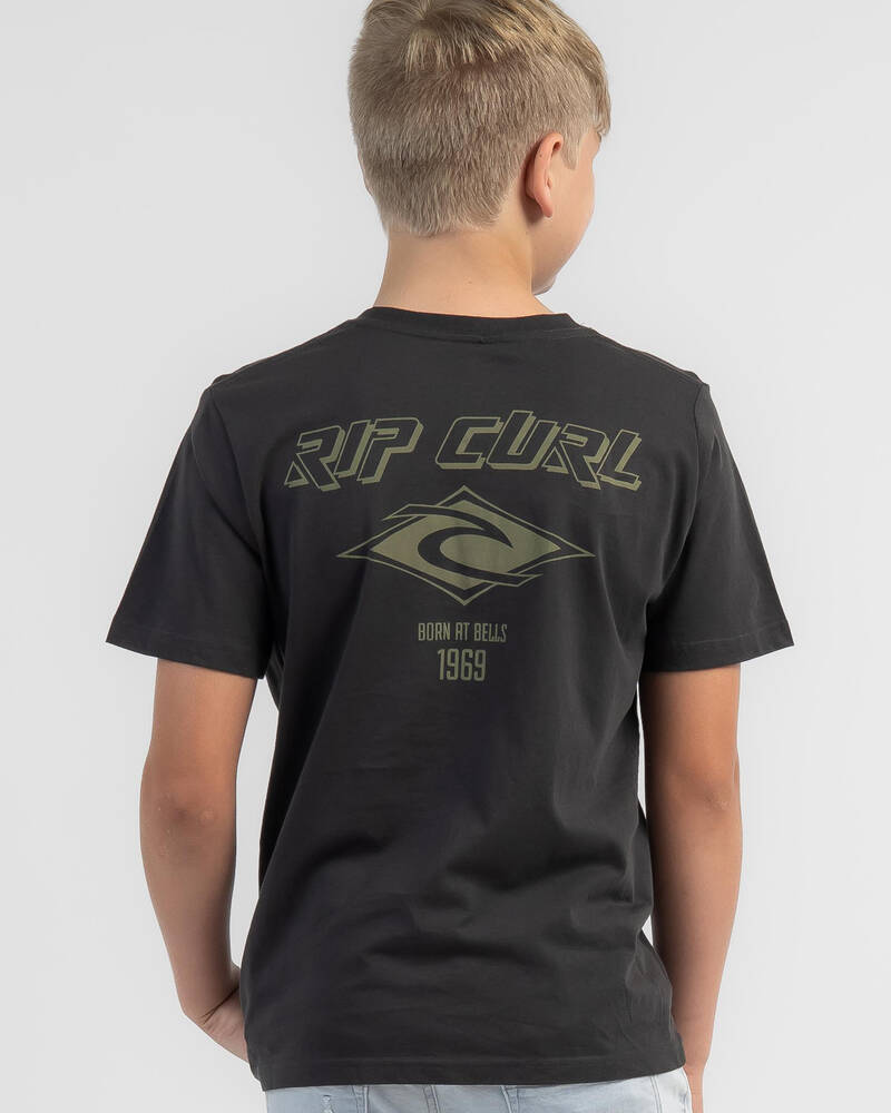 Rip Curl Boys' Fade Out Icon T-Shirt for Mens