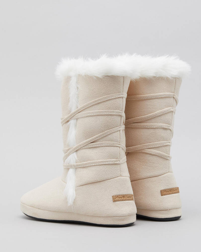 Sleepy Squirrel Olympia Slipper Boots for Womens