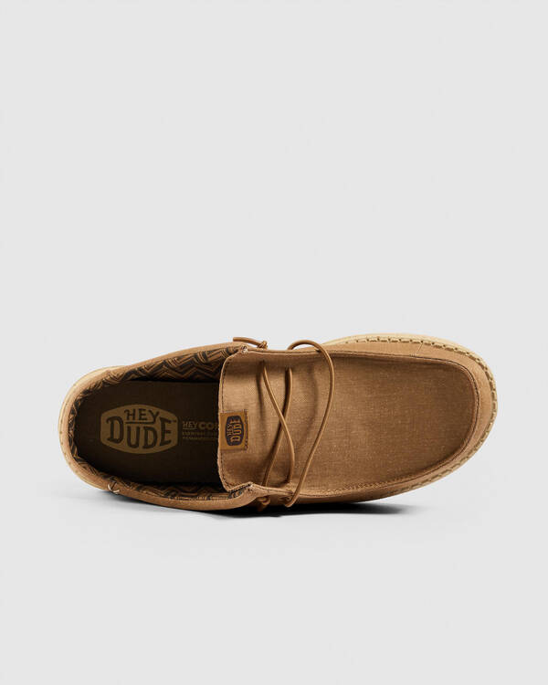 HEYDUDE Wally Slip Stretch Canvas Shoes for Mens