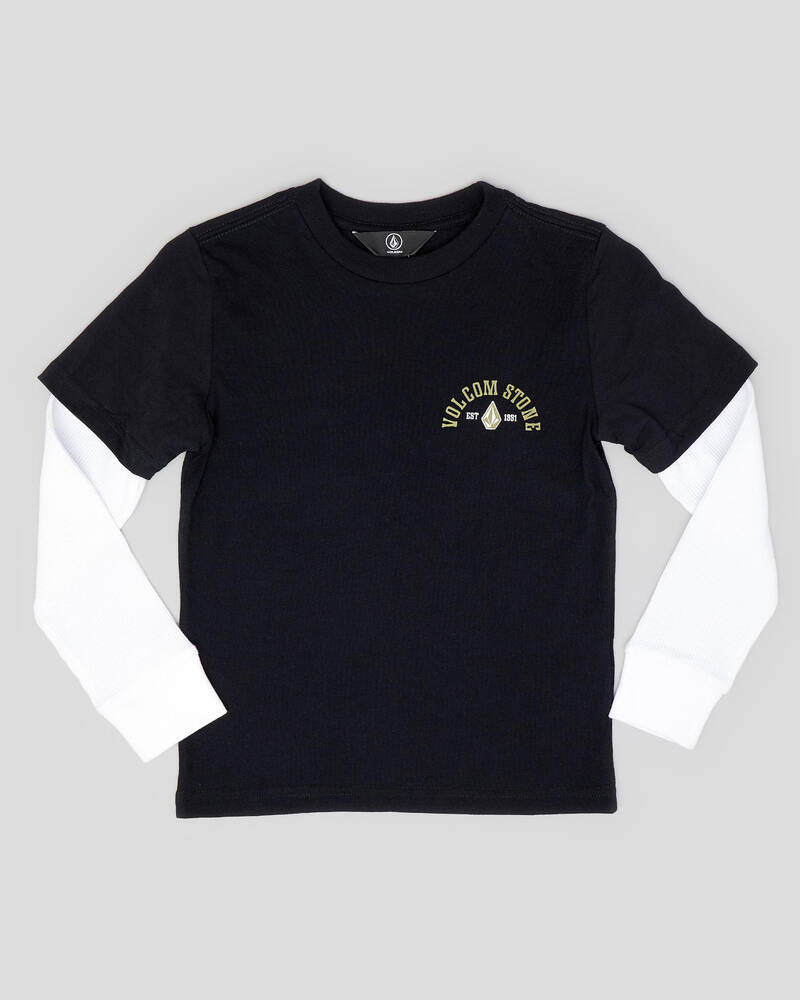 Volcom Toddlers' Ranchamigo Twofer Long Sleeve T-Shirt for Mens