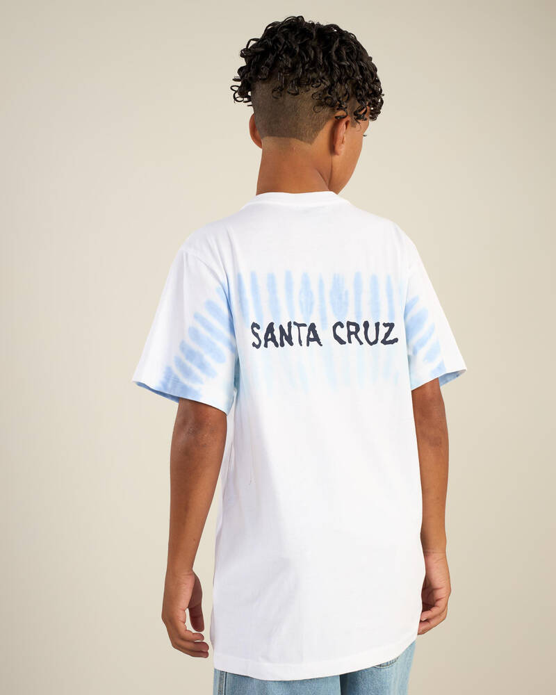 Santa Cruz Boys' Screaming Mouth Mono Strip Front T-Shirt for Mens