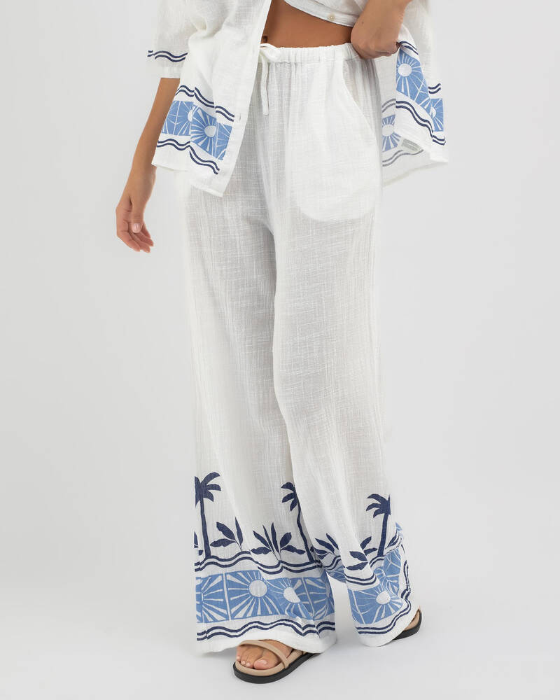 Saint Morris Striped Santorini Pants