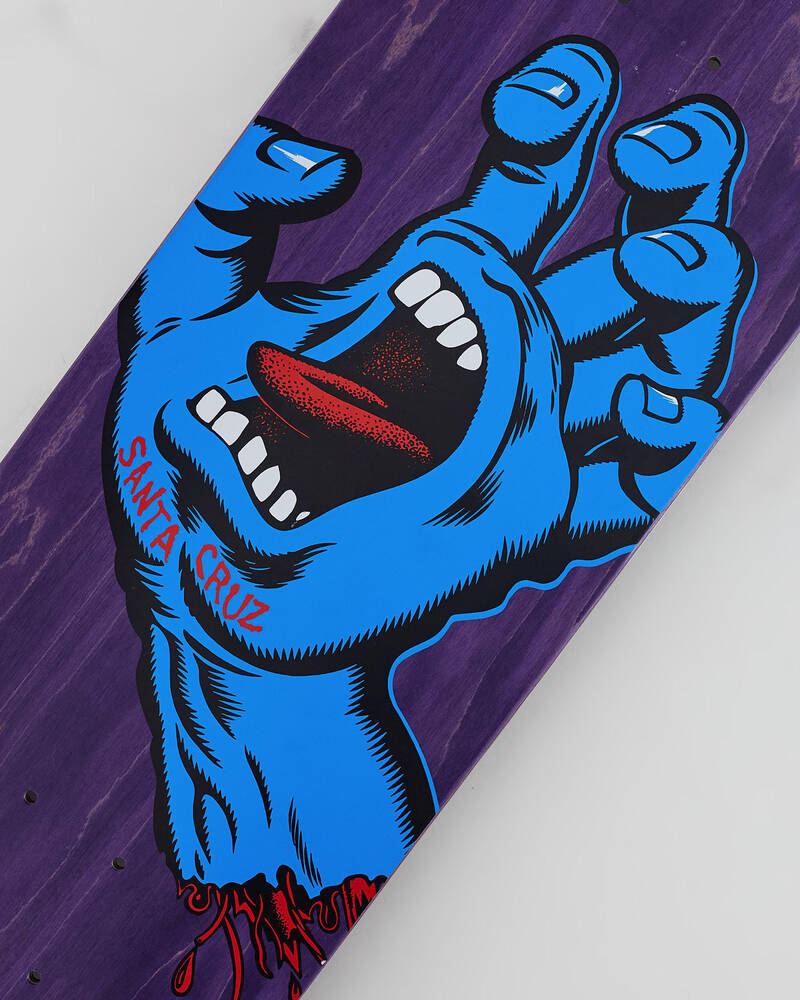 Santa Cruz Screaming Hand 8.375" Skateboard Deck for Mens