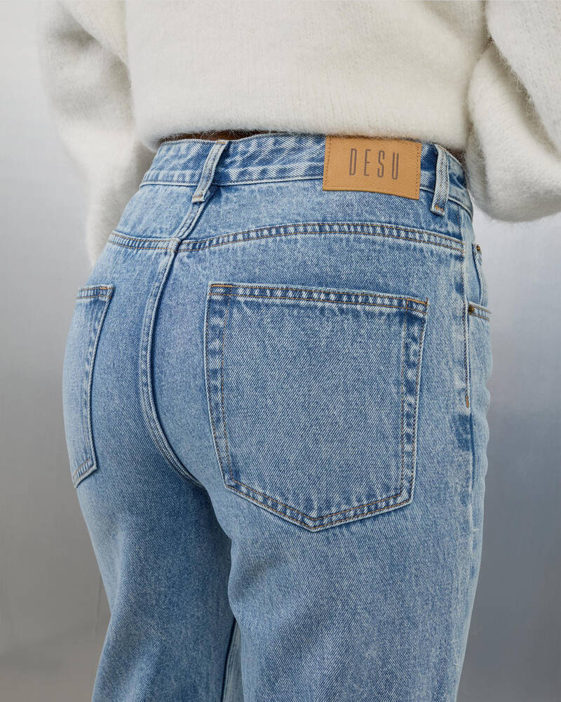 DESU Rocker Straight Leg Jeans for Womens image number null