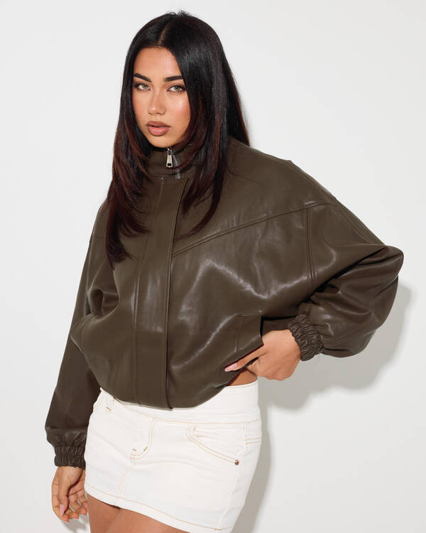 Avenue Faux Leather Jacket