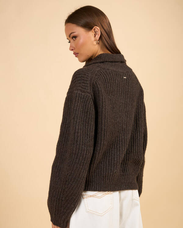 Ava And Ever Zeus Double Zip Knit Jumper for Womens