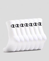 Champion Boys' Crew Socks 7 Pack for Unisex image number null