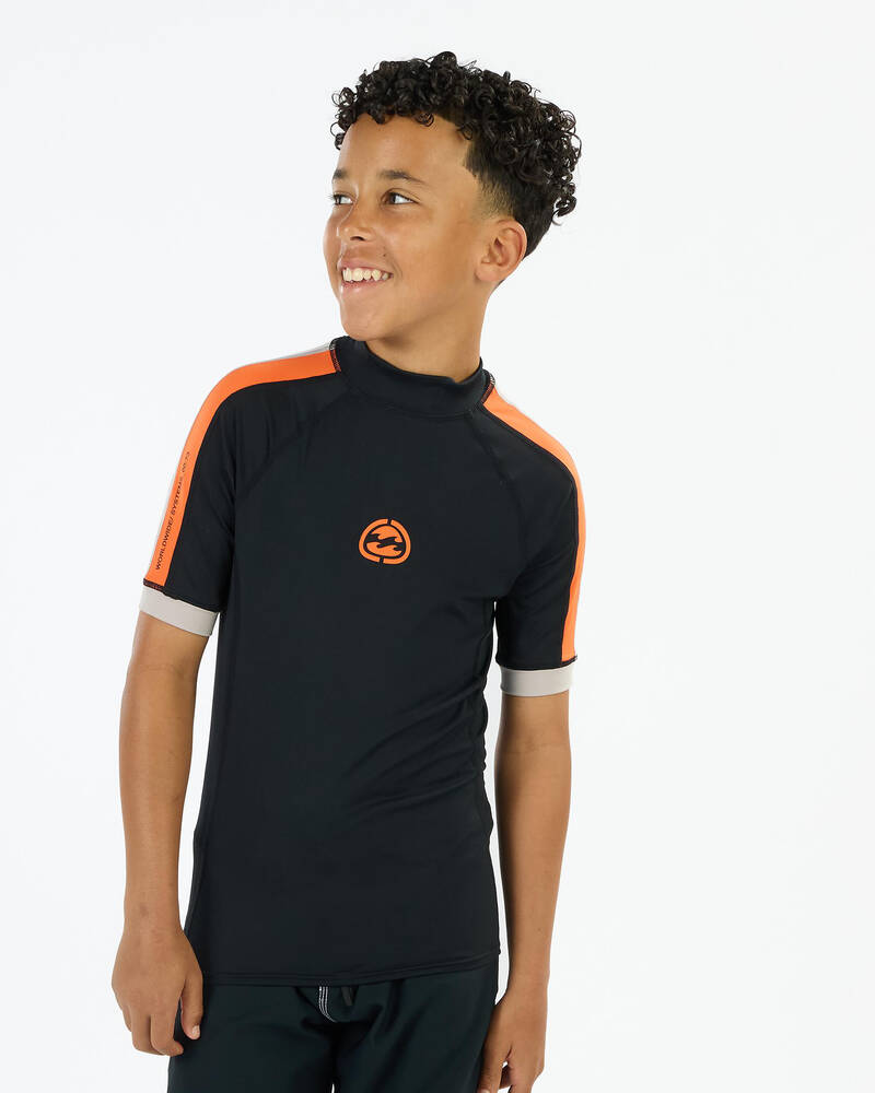 Billabong Boys Spec 73 Short Sleeve Rash Vest for Mens