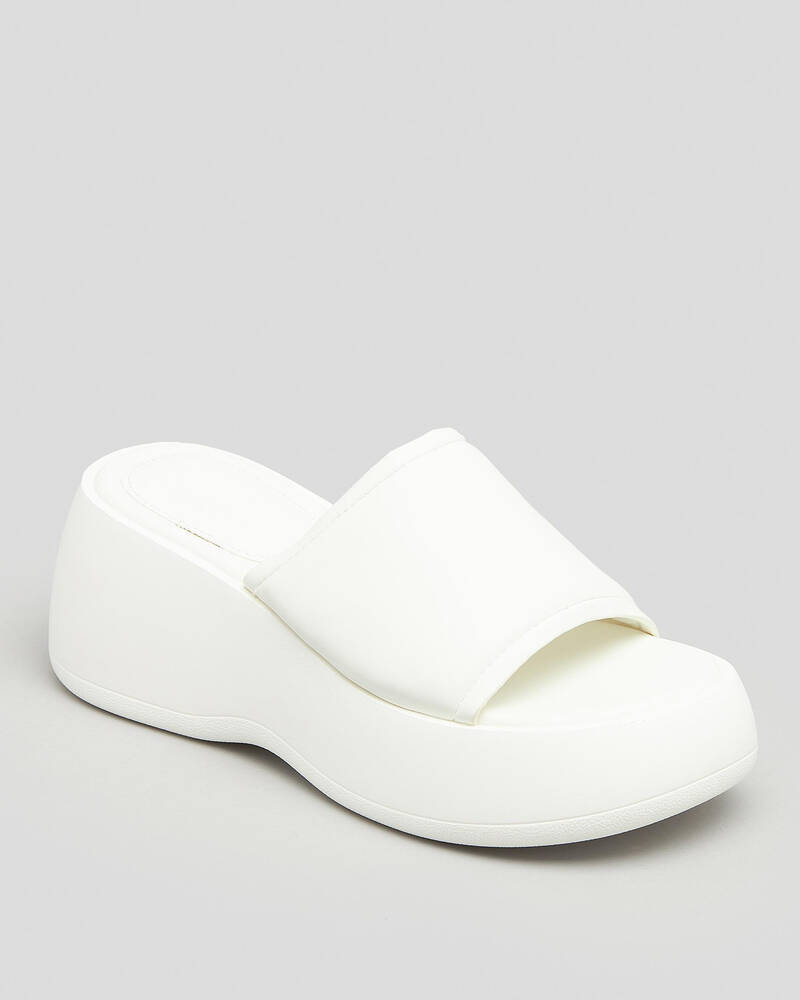 Ava And Ever Gerrie Shoes In White - Fast Shipping & Easy Returns ...