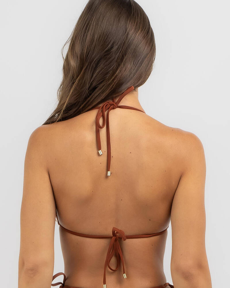 Rhythm Classic Sliding Triangle Bikini Top for Womens