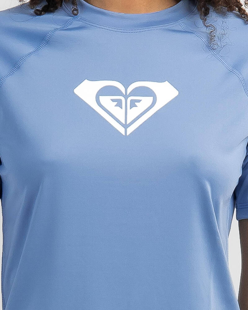 Roxy Beach Classics Short Sleeve Rash Vest for Womens