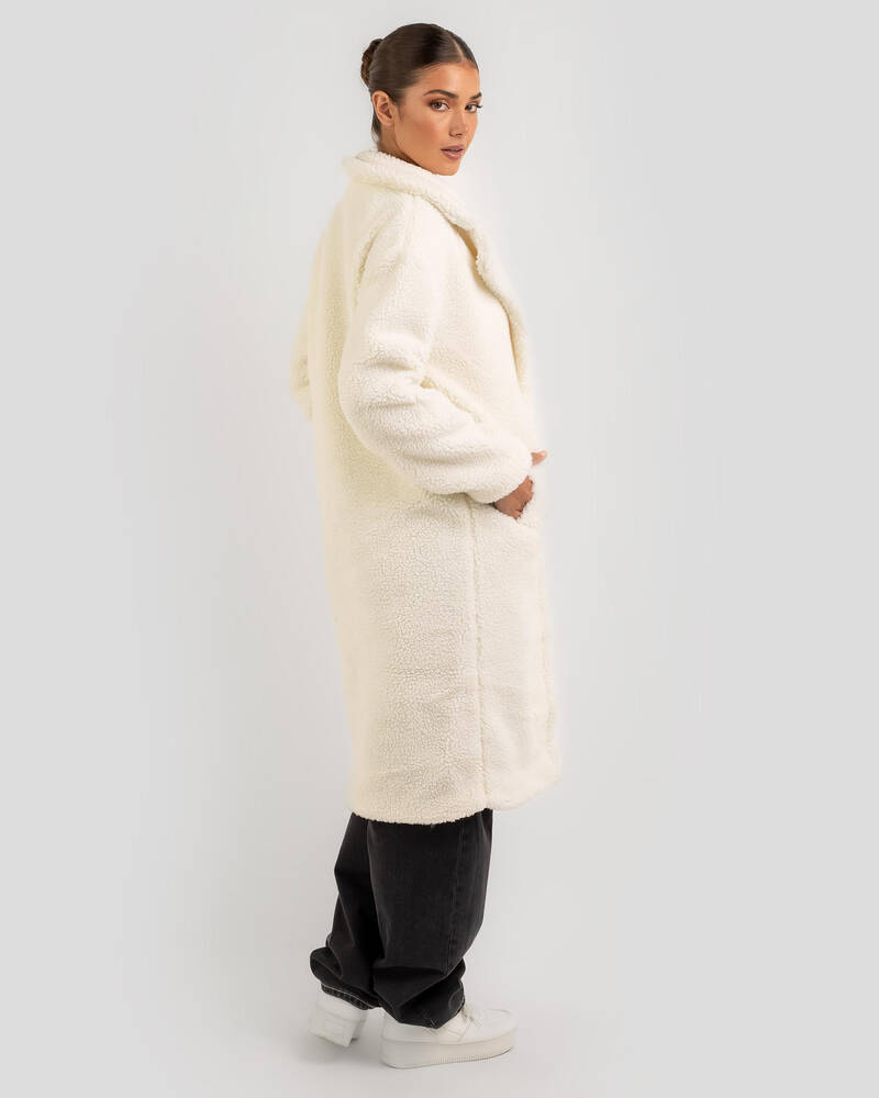 Ava And Ever Snowy Teddy Jacket for Womens