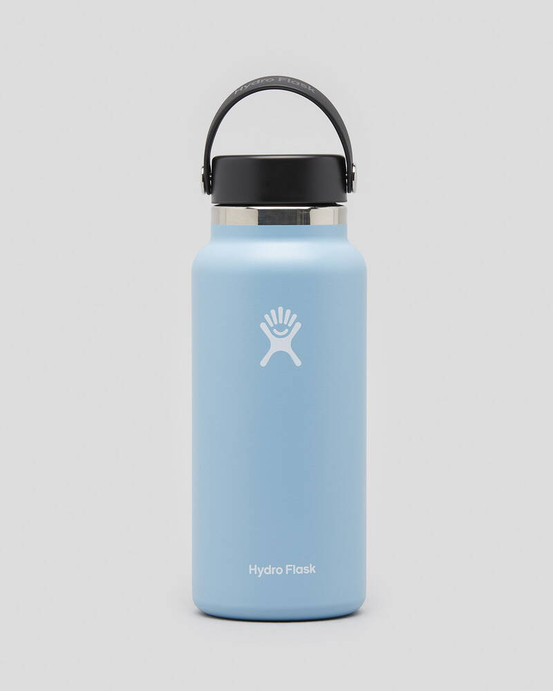 Hydro Flask Wide Mouth Straw Lid Water Bottle 32 Oz - Blue/Rain