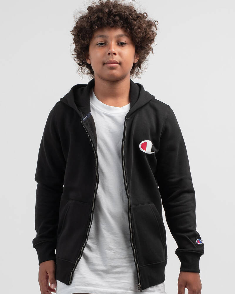 Champion Boys' C Logo Zip Hoodie for Mens