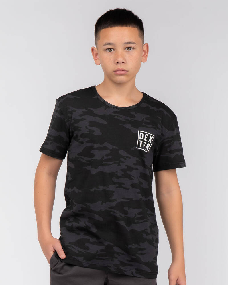 Dexter Boys' Camo Puncture T-Shirt for Mens