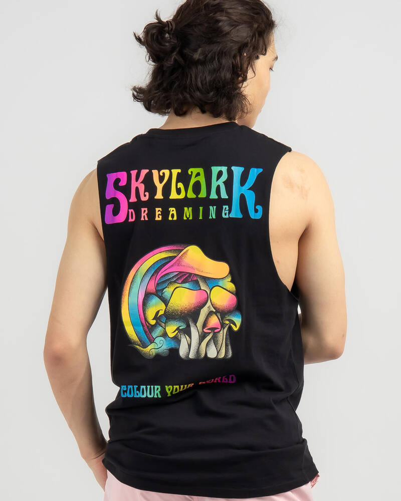 Skylark Trippy Muscle Tank for Mens