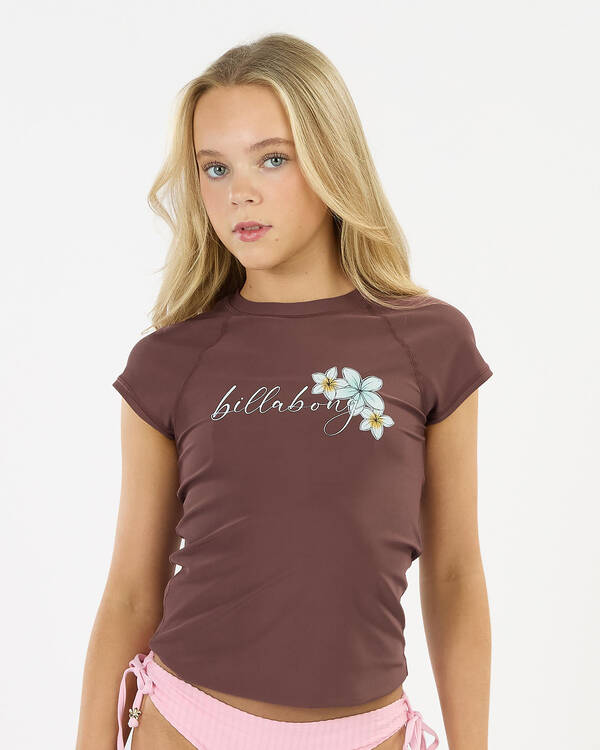 Billabong Girls' Bloom Crush Cap Sleeve Rash Vest for Womens