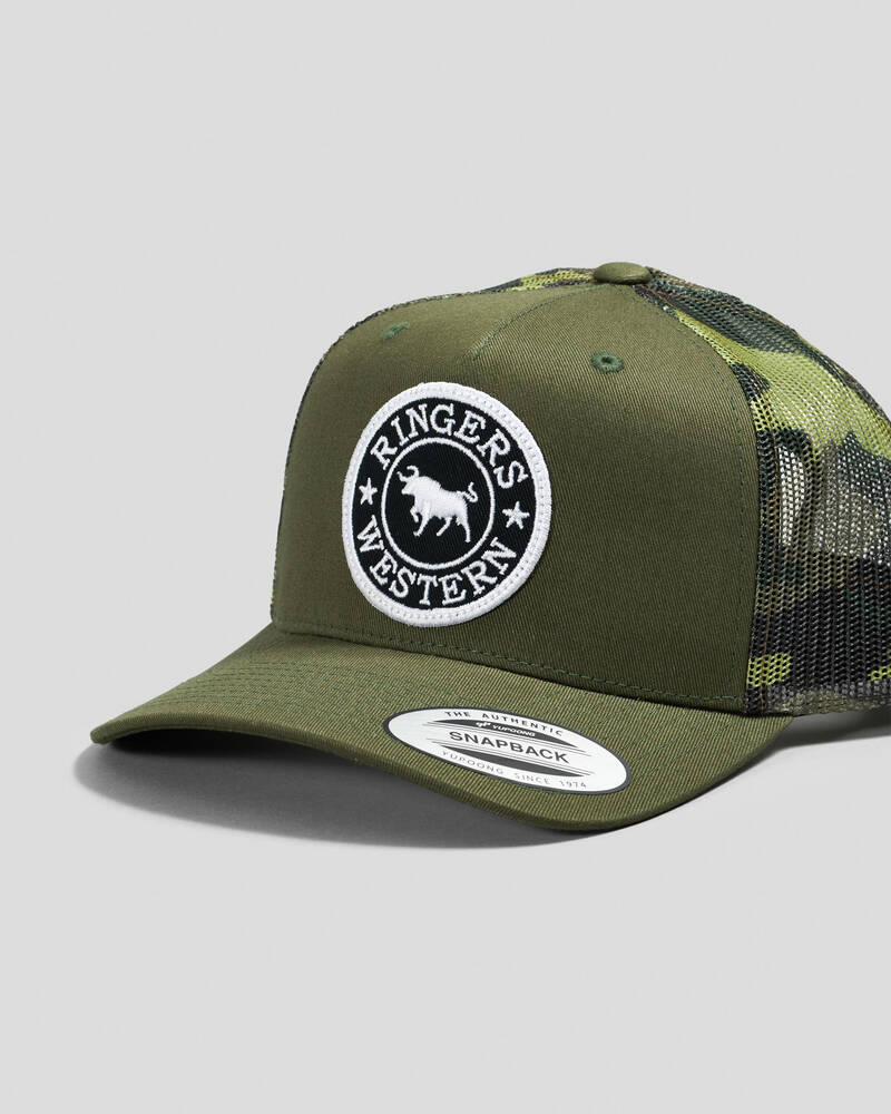 Ringers Western Boys' Signature Bull Trucker Cap for Mens