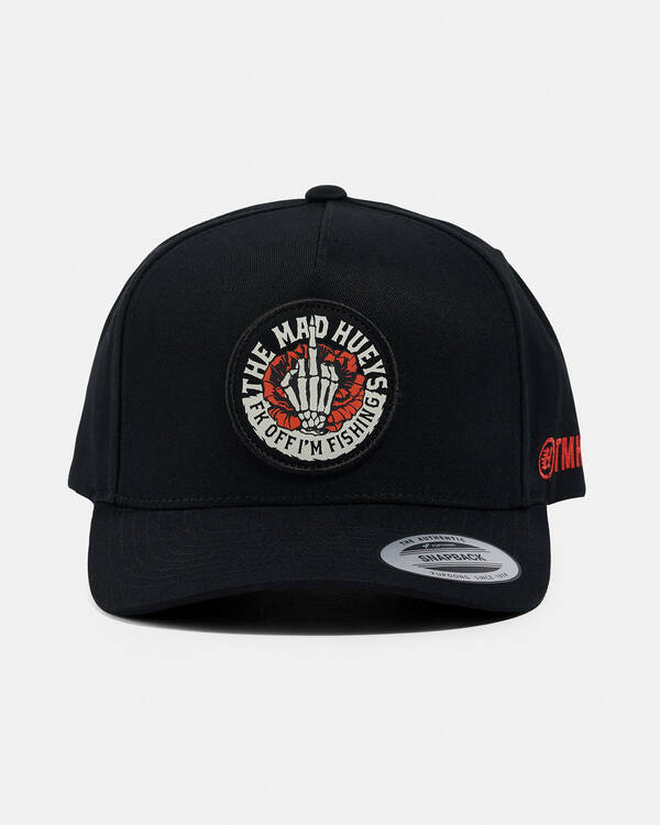 The Mad Hueys Shield FK Off Twill Snapback Cap for Mens