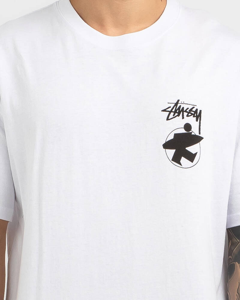 Stussy Surf Man T-Shirt for Mens