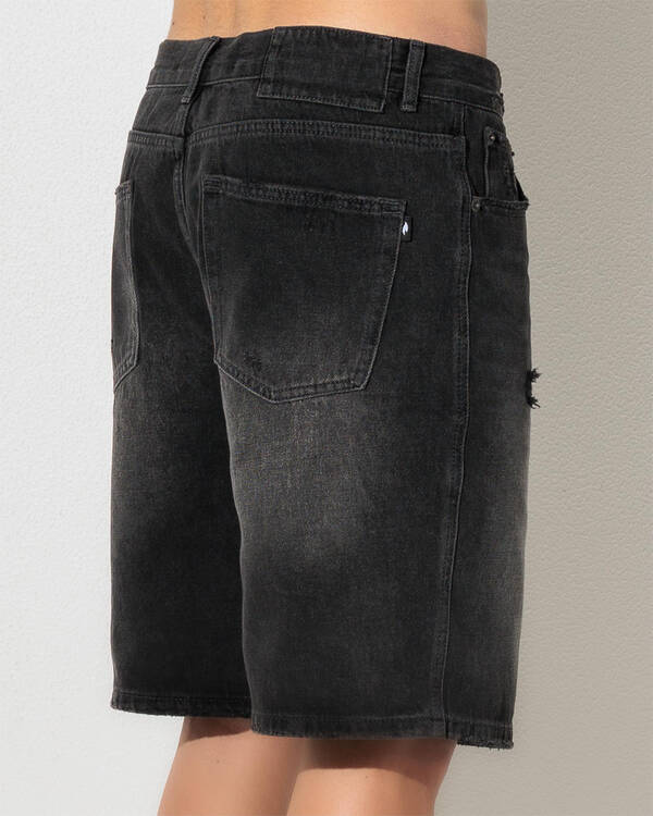 Lucid Rinse Denim Walk Shorts for Mens