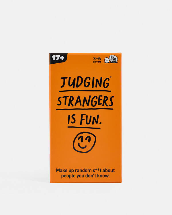 Judging Strangers Is Fun Card Game