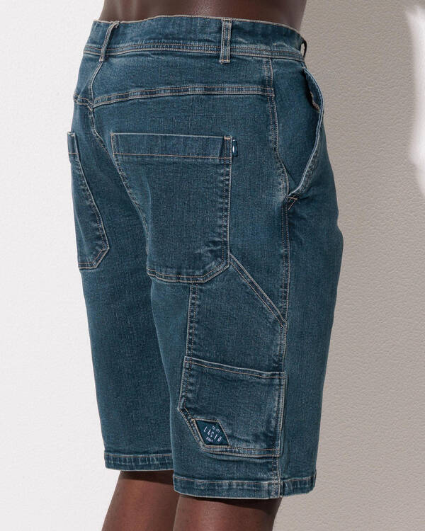 Lucid League Denim Walk Shorts for Mens