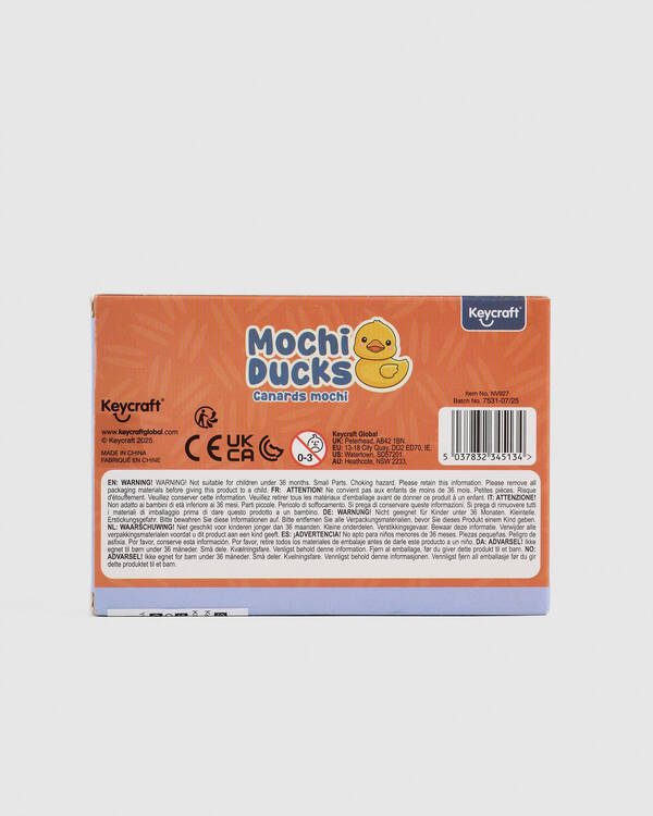 Keycraft Squeezy Ducklings 6 Pack Squishy Fidget Toy for Unisex
