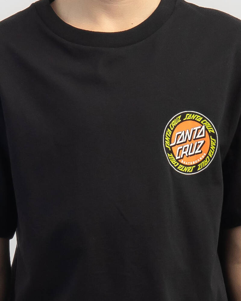 Santa Cruz Boys' Outer Ringed Dot T-Shirt for Mens