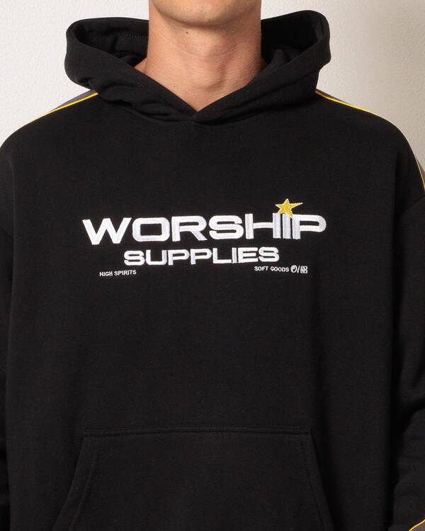 Worship Supplies Laser Panel Pullover Hoodie for Mens