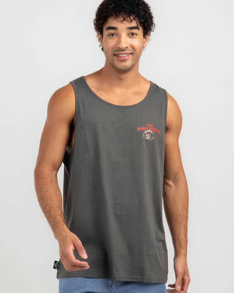 The Mad Hueys Fish Till You're Dead Singlet for Mens