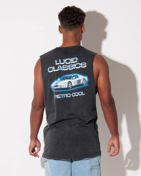 Lucid Asphalt Muscle Tank for Mens