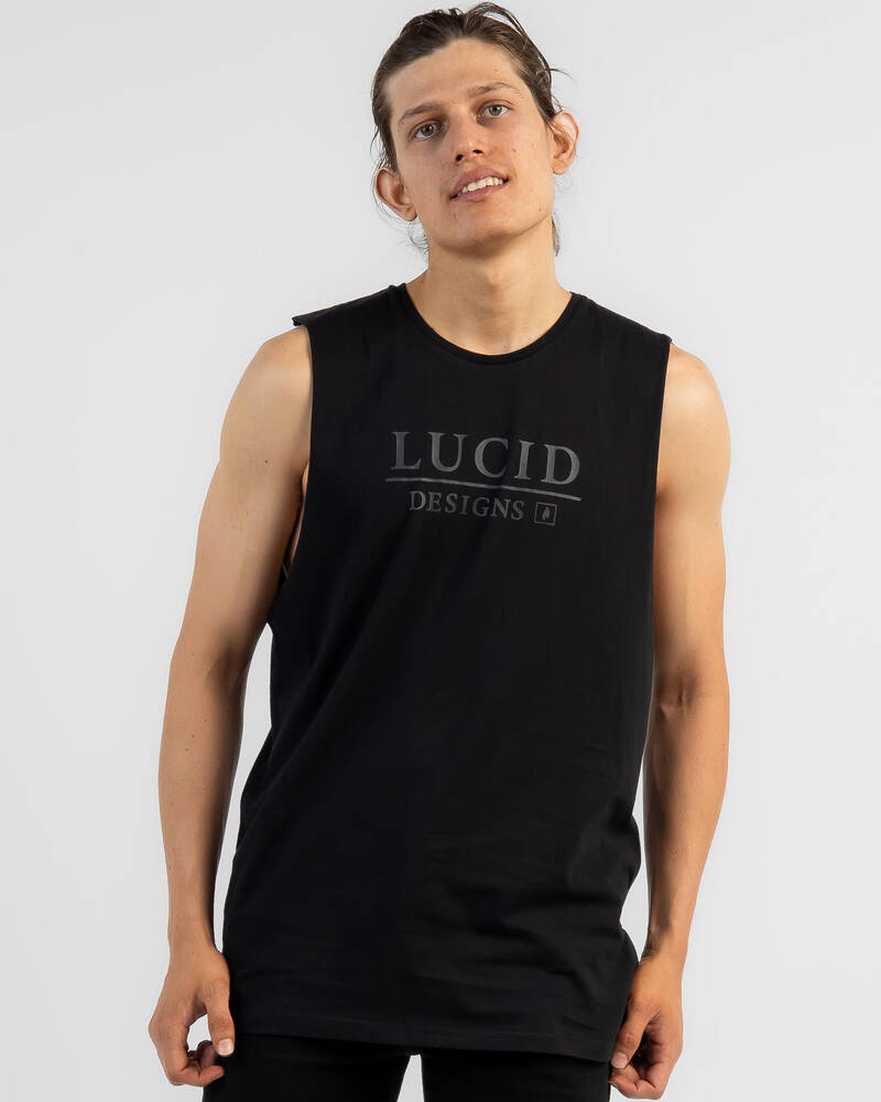 Lucid Angled Muscle Tank for Mens
