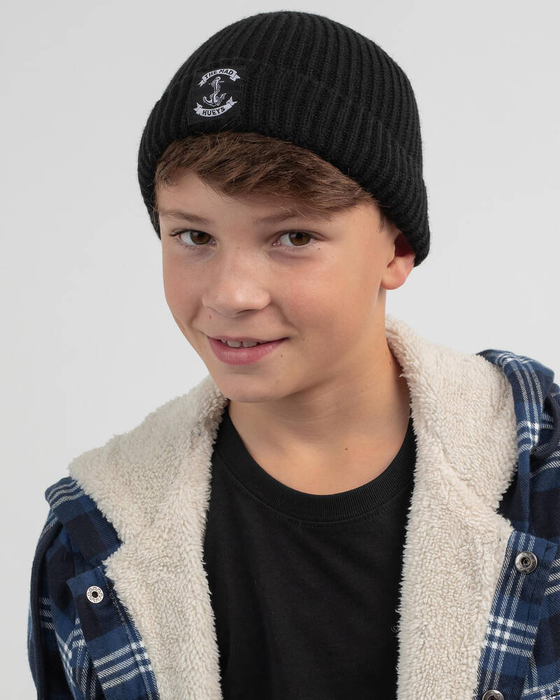 The Mad Hueys Anchor Roll Up Beanie for Mens