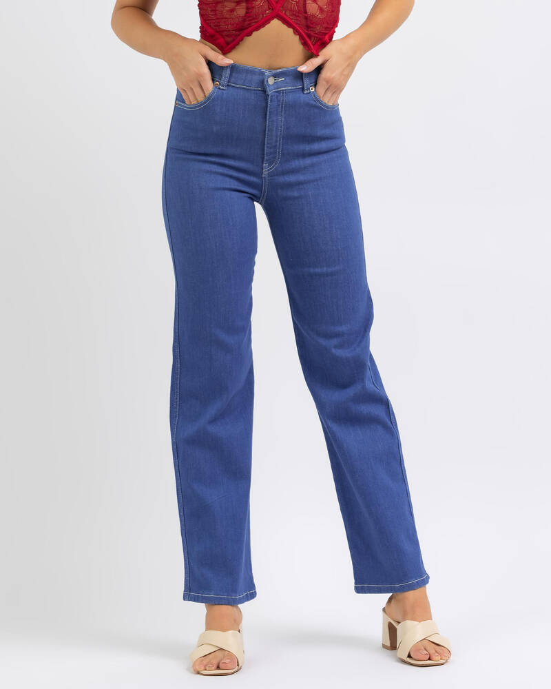 Dr Denim Moxy Straight Jeans for Womens