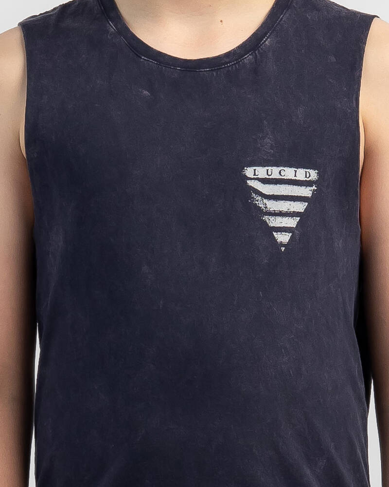 Lucid Boys' Painted Muscle Tank for Mens