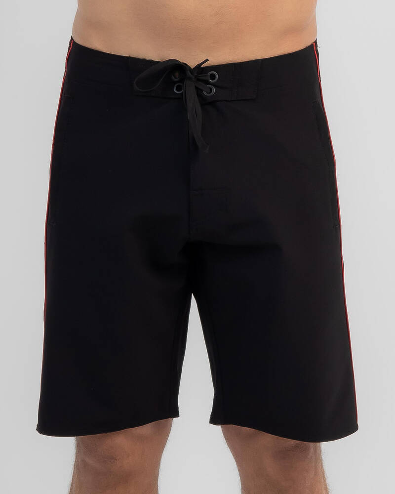 Shop Jetpilot Full Pro Board Shorts In Blk/red Fast Shipping & Easy