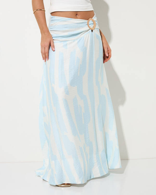Mint Vanilla Hilton Maxi Skirt for Womens