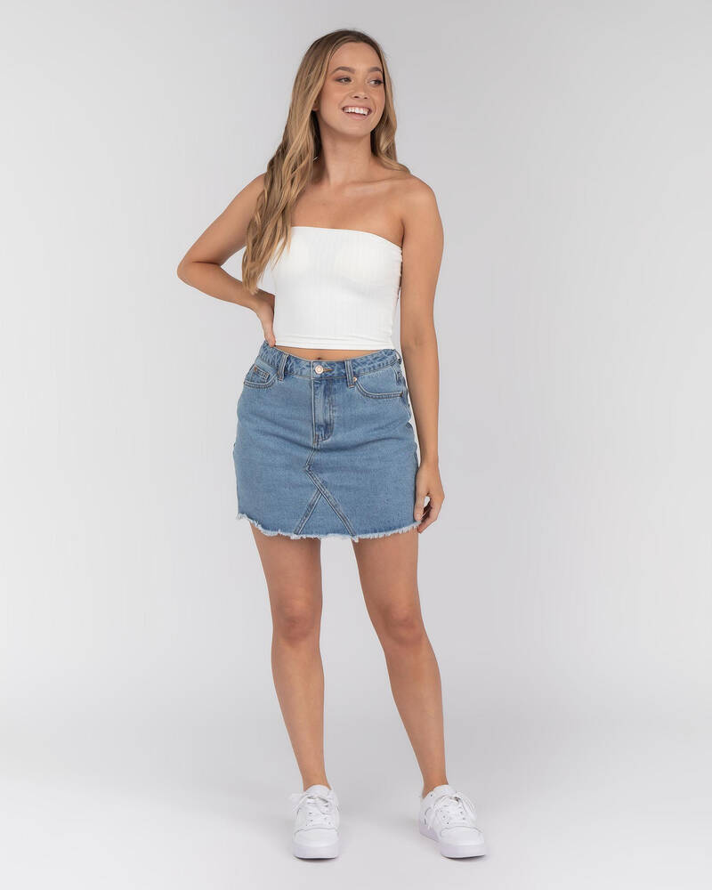 Mooloola Cut Loose Tube Top for Womens