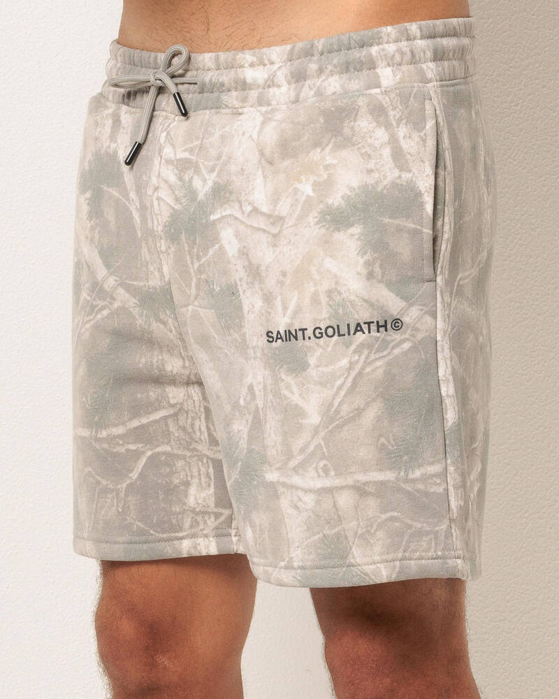 St. Goliath Tree Camo Fleece Shorts for Mens