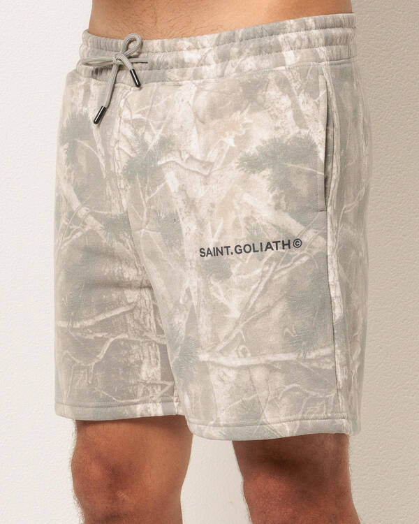 St. Goliath Tree Camo Fleece Shorts for Mens